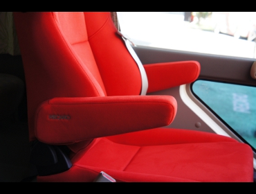 TOYOTA�@�R�[�X�^�[�@�h�A�����@�Ɂ@RECARO�i���J���j�@SR-7F�@KK100�@RED�@�A�[�����X�g�t���@�~���E�@����