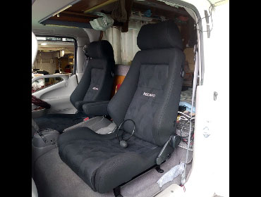 TOYOTA�@�J�����[�h�@KDY�@�Ɂ@RECARO�i���J���j�@�G���S���hMV�@BK�@���@�G���S���hD�@BK�@����