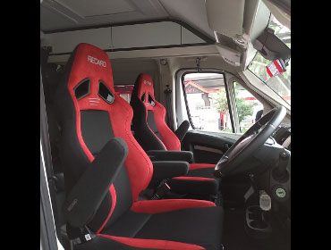 FIAT�@�f���J�g�@�A�h���ATWIN640SLB�@�E�n���h���ԁi2019�N�j�@�Ɂ@RECARO�i���J���j�@SR-7F�@GU100H�@RED�@�V�[�g�q�[�^�[�t���@�A�[�����X�g���r�@�~���E�@����