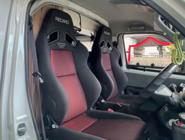 TOYOTA�@�^�E���G�[�X�g���b�N�@S413U�i2023�N�j�@�Ɂ@RECARO�i���J���j�@SR-7F�@GK100�@BK/RED�@�A�[�����X�g�t���@�~���E�@����