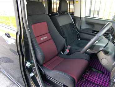 RECARO�i���J���V�[�g�j�@DAIHATSU�@�^���g�J�X�^���@LA600S��RECARO�i���J���j�@LX-VS SK100 BK/RED�@����