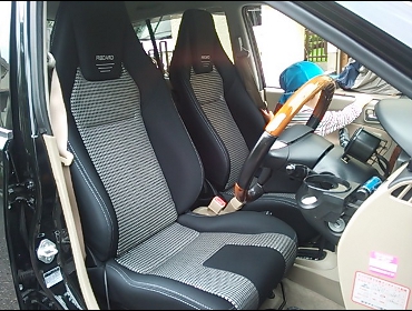 RECARO�i���J���V�[�g�j�@DAIHATSU�@�~���A���B�Ƀ��J���@LX-F IM 110�@BK�@�~2�r�@����