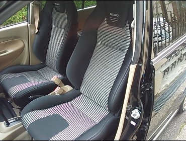 RECARO�i���J���V�[�g�j�@DAIHATSU�@�~���A���B�Ƀ��J���@LX-F IM 110�@BK�@�~2�r�@����
