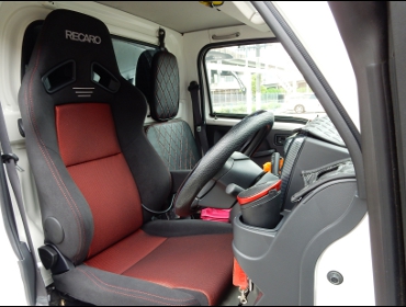 DAIHATSU�@�n�C�[�b�g�@S510��RECARO�i���J���jSR-7F�@GK100�@BK/RED�@����