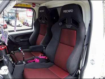 DAIHATSU�@�n�C�[�b�g�@S510��RECARO�i���J���jSR-7F�@GK100�@BK/RED�@���@SR-7F�@GK100�@BK/RED�i2016���f���j�@����