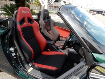 DAIHATSU�@�R�y���@LA400K�@�Ɂ@RECARO�i���J���jSR-7F�@Lassic�@�V�[�g�q�[�^�[�t���@RED�@���@SR-7F�@GK100�@�V�[�g�q�[�^�[�t���@BK/RED�@����