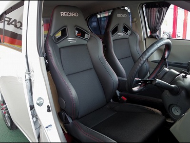 DAIHATSU�@�~���C�[�X�@�Ɂ@RECARO�i���J���j�@SR-7F�@Lassic BK�@A/R�@�~2�r�@����