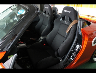 RECARO�i���J���V�[�g�j�@DAIHATSU�@�R�y���@LA400K�i2014�N�j�@�Ɂ@RECARO�i���J���j�@SR-7�@GK100�@BK/BK�@�V�[�g�q�[�^�[�t���@�~2�r�@����