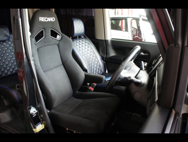 DAIHATSU�@�^���g�@LA600S�i2014�N�j�@�Ɂ@RECARO�i���J���j�@SR-7F�@KK100�@BK�@�A�[�����X�g�t���@����