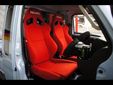 DAIHATSU�@�n�C�[�b�g�@�W�����{�@S510P�@4WD�@A/T�ԁi2018�N�j�@�Ɂ@RECARO�i���J���j�@SR-7F�@KK100�@RED�@�~���E�����@