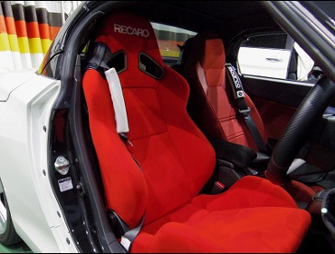 RECARO�i���J���V�[�g�j�@DAIHATSU�@�R�y���@�Z���@LA400K�i2004�N�j�@�Ɂ@RECARO�i���J���j�@SR-7�@KK100�@RED�@�V�[�g�q�[�^�[�t���@����