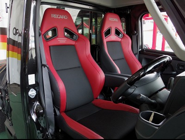 RECARO�i���J���V�[�g�j�@DAIHATSU�@�n�C�[�b�g�g���b�N�@�W�����{�@S510�i2018�N3���j�@�Ɂ@RECARO�i���J���j�@SR-7F�@Lassic�@RED�@�A�[�����X�g�t�����V�[�g�q�[�^�[�t���@�~���E�@����