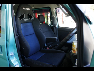 DAIHATSU�@�n�C�[�b�g�@�N���[�Y�^�[�{�@S331�@�Ɂ@RECARO�i���J���j�@SR-7F�@GK100�@BK/�u���[�@�A�[�����X�g�t���@����