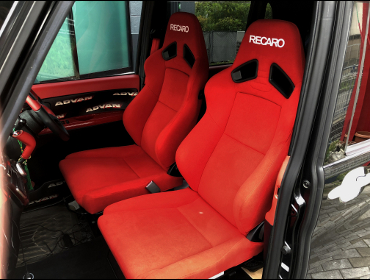 RECARO�i���J���V�[�g�j�@DAIHATSU�@�^���g�J�X�^���@L375S�i2008�N�j�@�Ɂ@RECARO�i���J���j�@SR-7F�@KK100�@RED�@�~���E�@����