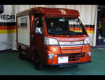 DAIHATSU�@�n�C�[�b�g�g���b�N�@�L�����p�[�����ԁ@S500P�i2017�N5���j�@�Ɂ@RECARO�i���J���j�@SR-7F�@GK100�@BK/SIL�@�A�[�����X�g�t���@�~���E�@����