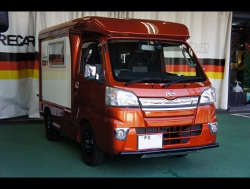 DAIHATSU�@�n�C�[�b�g�g���b�N�@�L�����p�[�����ԁ@S500P�i2017�N5���j�@�Ɂ@RECARO�i���J���j�@SR-7F�@GK100�@BK/SIL�@�A�[�����X�g�t���@�~���E�@����