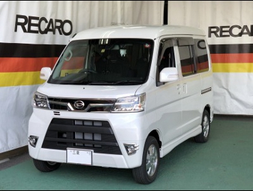 DAIHATSU�@�A�g���[���S���@S321G�i2019�N�j�@�Ɂ@RECARO�i���J���j�@SR7F�@GK100�@BK/BK�@�~���E�@����