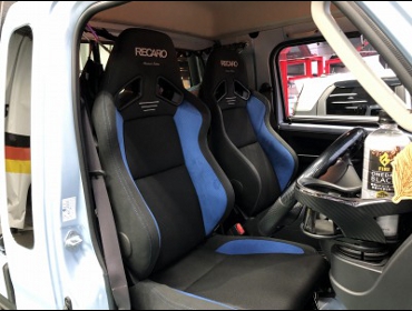 DAIHATSU�@�n�C�[�b�g�W�����{�@�Ɂ@RECARO�i���J���j�@SR-7F�@����A�h�o���X�G�f�B�V�����@�u���[�@�A�[�����X�g�t���@�~���E�@����