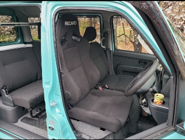 DAIHATSU�@�n�C�[�b�g�J�[�S�@S321V�@�Ɂ@RECARO�i���J���j�@SR-7F�@KK100�@BK�@����