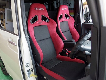 DAIHATSU�@�n�C�G�b�g�L���f�B�@HBO-LA700V�@�Ɂ@RECARO�i���J���j�@SR-7F�@GU100�@RED�@�A�[�����X�g�t���@�~���E�@����