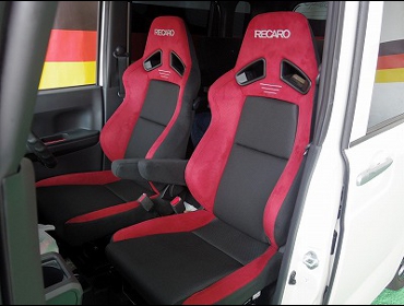 DAIHATSU�@�n�C�G�b�g�L���f�B�@HBO-LA700V�@�Ɂ@RECARO�i���J���j�@SR-7F�@GU100�@RED�@�A�[�����X�g�t���@�~���E�@����