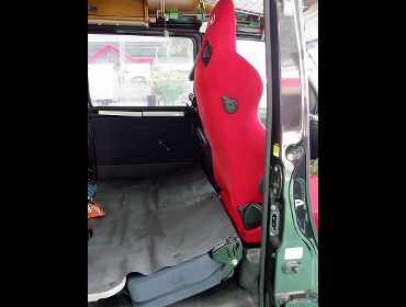 DAIHATSU�@�n�C�[�b�g�J�[�S�@S321V�i2013�N�j�@�Ɂ@RECARO�i���J���j�@SR-7F�@KK100�@RED�@A/R�@����