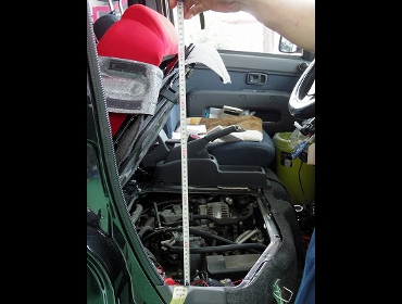 DAIHATSU�@�n�C�[�b�g�J�[�S�@S321V�i2013�N�j�@�Ɂ@RECARO�i���J���j�@SR-7F�@KK100�@RED�@A/R�@����