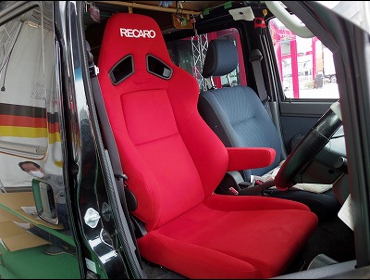 DAIHATSU�@�n�C�[�b�g�J�[�S�@S321V�i2013�N�j�@�Ɂ@RECARO�i���J���j�@SR-7F�@KK100�@RED�@A/R�@����