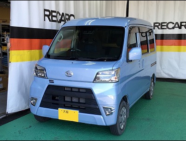 DAIHATSU�@�n�C�[�b�g�@S331V�i2018�N5���j�@�Ɂ@RECARO�i���J���j�@SR-7F�@GK100�@BK/�u���[�@A/R�@����
