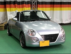 DAIHATSU�@�R�y���@L880K�i2005�N�j�@�Ɂ@RECARO�i���J���j�@RS-G�@GK�@BK/SIL�@�V�[�g�q�[�^�[�t���@����