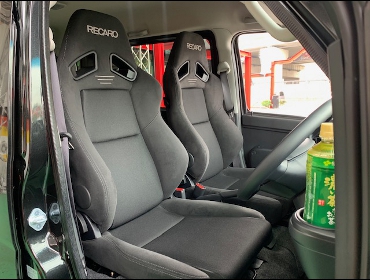 DAIHATSU�@�n�C�[�b�g�J�[�S�@S321V�i2020�N9���j�@�Ɂ@RECARO�i���J���j�@SR-7F�@GK100�@BK/BK�@A/R�^�C�v�@�~�@���E�@����
