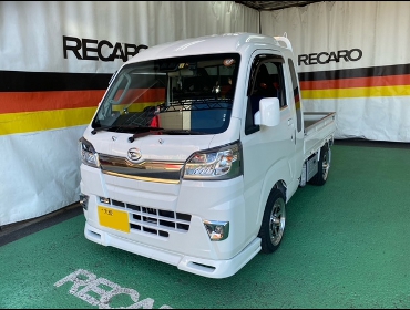 DAIHATSU�@�n�C�[�b�g�W�����{�@500P�i2017�N�j�@�Ɂ@RECARO�i���J���j�@SR-7F�@GK100�@BK/�u���[�@�~���E�@����