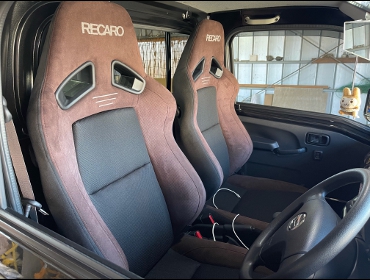DAIHATSU�@�n�C�[�b�g�g���b�N�@S510P�i2019�N�j�@�Ɂ@RECARO�i���J���j�@SR-7F�@GU100�@�u���E���@����