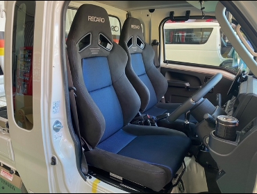DAIHATSU�@�n�C�[�b�g�W�����{�@500P�i2017�N�j�@�Ɂ@RECARO�i���J���j�@SR-7F�@GK100�@BK/�u���[�@�~���E�@����