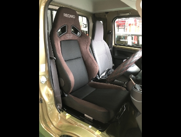 DAIHATSU�@�n�C�[�b�g�W�����{�@S510P�@�Ɂ@RECARO�i���J���j�@SR-7F�@GU100H�@�u���E���@�A�[�����X�g�t���@����