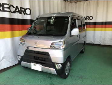 DAIHATSU�@�n�C�[�b�g�J�[�S�N���[�Y�@S321V�i2018�N�j�@�Ɂ@RECARO�i���J���j�@SR-7F�@GK100�@BK/SIL�@�A�[�����X�g�t���@����