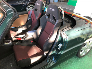 DAIHATSU�@�R�y���@L880K�i2008�N�j�@�Ɂ@RECARO�i���J���j�@TS-G�@GK�@BK/RED�@�V�[�g�q�[�^�[�t���@���@SR-7F�@GK100�@BK/RED�@�V�[�g�q�[�^�[�t���@����