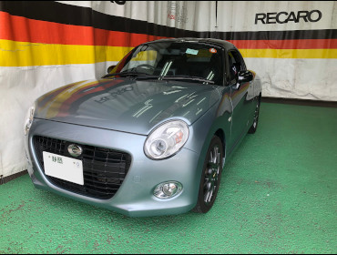 DAIHATSU�@�R�y���@LA400K�i2016�N�j�@�Ɂ@RECARO�i���J���j�@RS-G�@GK�@BK/SIL�@�V�[�g�q�[�^�[�t���@����