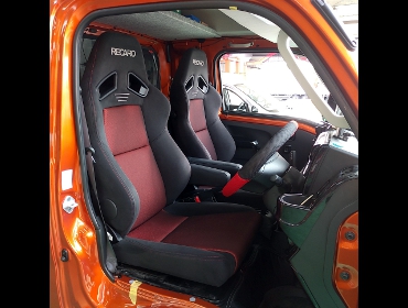 DAIHATSU�@�n�C�[�b�g�W�����{�@S510�i2017�N�j�@�Ɂ@RECARO�i���J���j�@SR-7F�@GK100�@BK/RED�@�A�[�����X�g�t���@�~���E�@����