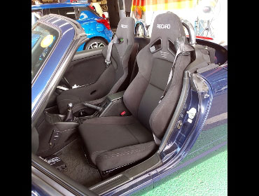 DAIHATSU�@�R�y���@L880K�i2013�N�j�@�Ɂ@RECARO�i���J���j�@TS-G�@GK�@BK/BK�@���@SR-7F�@GK100�@BK/BK�@����