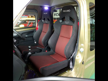 DAIHATSU�@�n�C�[�b�g�W�����{�@S510�i2021�N�j�@�Ɂ@RECARO�i���J���j�@SR-7F�@GK100�@BK/RED�@�~���E�@����