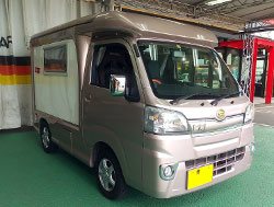 DAIHATSU�@�n�C�[�b�g�g���b�N�@S500P�i2018�N�j�@�Ɂ@RECARO�i���J���j�@SR-7F�@GU100�@�u���E���@����