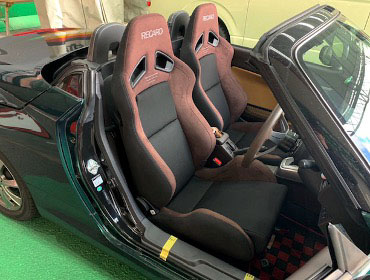 DAIHATSU�@�R�y���Z���@LA400K�@�Ɂ@RECARO�i���J���j�@SR-7�@GU100H�@�u���E���@�V�[�g�q�[�^�[�t���@���@SR-7F�@GU100H�@�u���E���@�V�[�g�q�[�^�[�t���@����