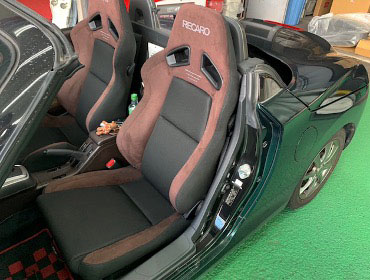 DAIHATSU�@�R�y���Z���@LA400K�@�Ɂ@RECARO�i���J���j�@SR-7�@GU100H�@�u���E���@�V�[�g�q�[�^�[�t���@���@SR-7F�@GU100H�@�u���E���@�V�[�g�q�[�^�[�t���@����