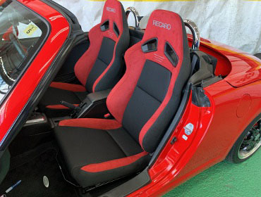 SAIHATSU�@�R�y��L880K�i2007�N�j�@�Ɂ@RECARO�i���J���j�@SR-7F�@GU100H�@RED�@�~���E�@����