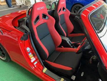 SAIHATSU�@�R�y��L880K�i2007�N�j�@�Ɂ@RECARO�i���J���j�@SR-7F�@GU100H�@RED�@�~���E�@����