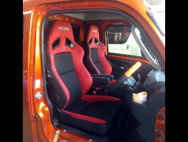 DAIHATSU�@�n�C�[�b�g�g���b�N�@S510P�i2022�N�j�@�Ɂ@RECARO�i���J���j�@SR-7F�@GU100H�@RED�@�~���E�@����