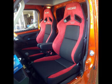 DAIHATSU�@�n�C�[�b�g�g���b�N�@S510P�i2022�N�j�@�Ɂ@RECARO�i���J���j�@SR-7F�@GU100H�@RED�@�~���E�@����