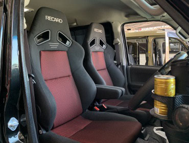 DAIHATSU�@�A�g���[���S���@S331G�i2021�N�j�@�Ɂ@RECARO�i���J���j�@SR-7F�@GK100�@BK/RED�@�V�[�g�q�[�^�[�t���@�A�[�����X�g�t���@���@SR-7F�@GK100�@BK/RED�@����