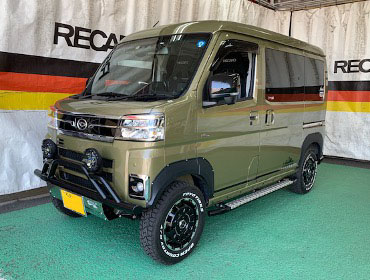 DAIHATSU�@�A�g���[S700V�i2022�N�j�@�Ɂ@RECARO�i���J���j�@SR-7F�@GK100�@BK/SIL�@�~���E�@����